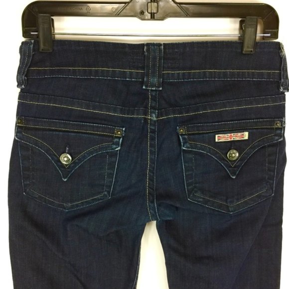 Hudson Jeans Denim - Hudson Jeans 26 Dark Wash Low Rise Signature Boot